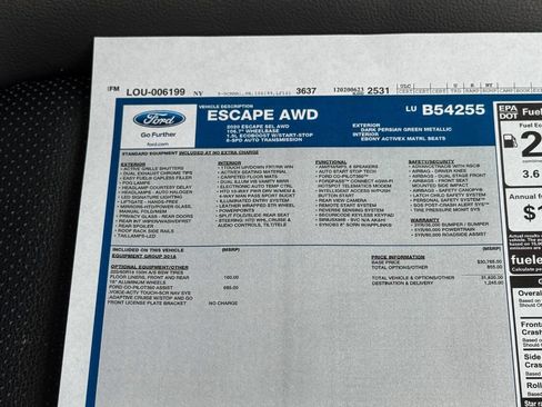Used 2020 Ford Escape SEL image 33