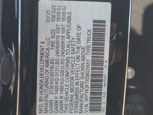 Certified 2025 Honda Ridgeline TrailSport+ image 38