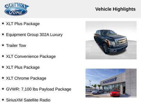 Used 2013 Ford F150 XLT w/ Luxury Equipment Group image 8