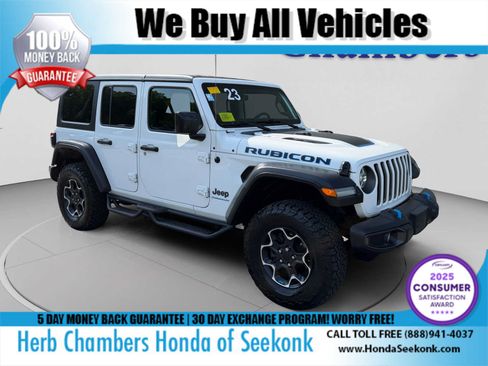 Used 2023 Jeep Wrangler Unlimited Rubicon 4xe AWD/4WD image 1