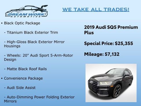 Used 2019 Audi SQ5 Premium Plus w/ Premium Plus Package image 2