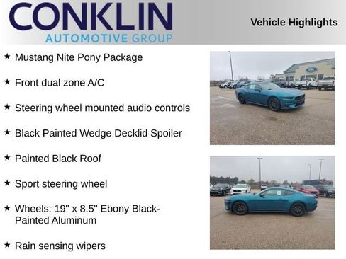 New 2026 Ford Mustang Coupe w/ Mustang Nite Pony Package image 2