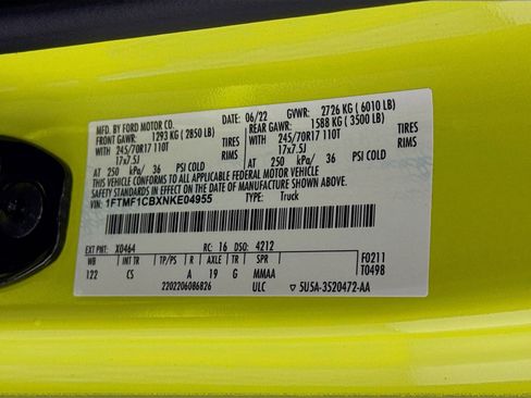 Used 2022 Ford F150 XL w/ Equipment Group 101A High image 33