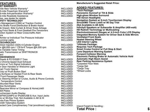 Used 2015 Hyundai Sonata Limited w/ Option Group 06 image 18