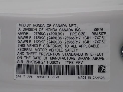 New 2026 Honda CR-V LX image 23