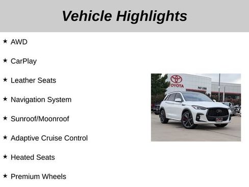 Used 2024 INFINITI QX50 Sport AWD/4WD image 5