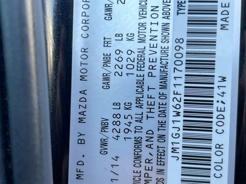 Used 2015 MAZDA MAZDA6 Grand Touring image 36