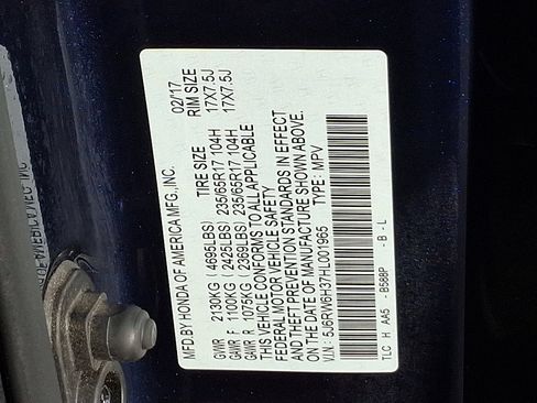 Used 2017 Honda CR-V LX image 25