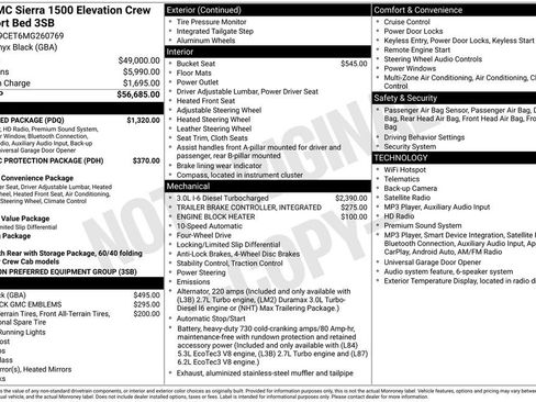 Used 2021 GMC Sierra 1500 Elevation w/ Preferred Package AWD/4WD image 17