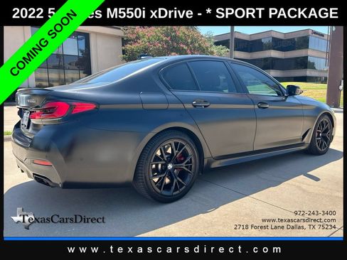 Used 2022 BMW M550i xDrive w/ Executive Package AWD/4WD image 5