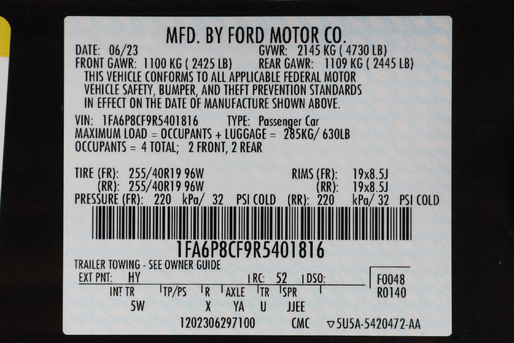 Used 2024 Ford Mustang GT Premium RWD image 46