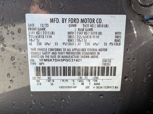 Used 2023 Ford Explorer XLT w/ Equipment Group 202A RWD image 25