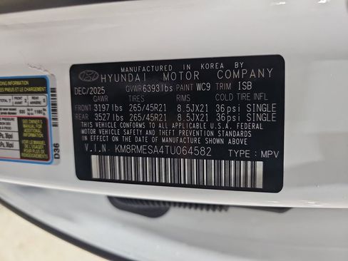 New 2026 Hyundai Palisade Calligraphy image 37