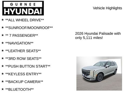 Used 2026 Hyundai Palisade Calligraphy AWD/4WD image 7