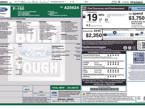 Used 2023 Ford F150 XL w/ Rattler Package AWD/4WD image 30