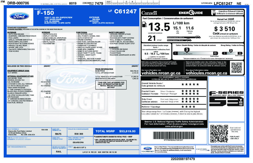 Used 2020 Ford F150 XLT w/ XTR Package AWD/4WD image 18