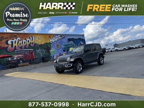 Certified 2020 Jeep Wrangler Unlimited Sahara w/ Cold Weather Group AWD/4WD image 1