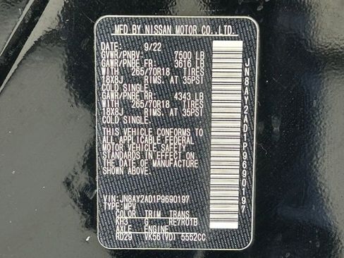 Used 2023 Nissan Armada SV w/ Cargo Package image 39