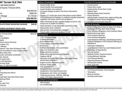 Used 2021 GMC Terrain SLE image 12