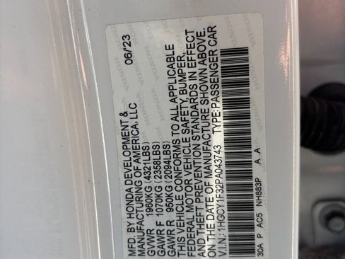 Used 2023 Honda Accord EX image 26