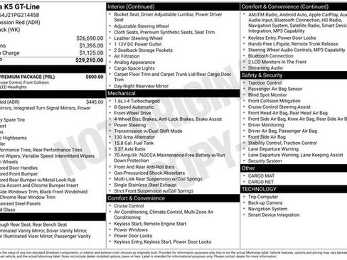 Used 2023 Kia K5 GT-Line w/ GT-Line Premium Package FWD image 44