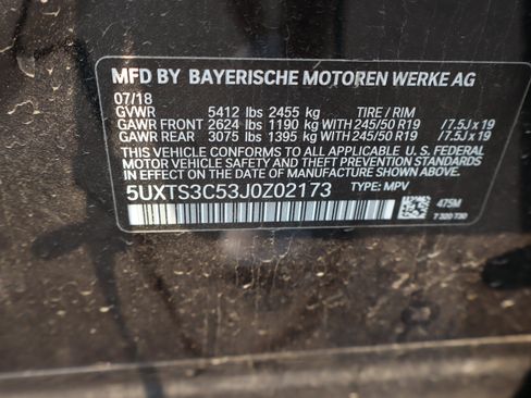Used 2018 BMW X3 M40i w/ Premium Package AWD/4WD image 23