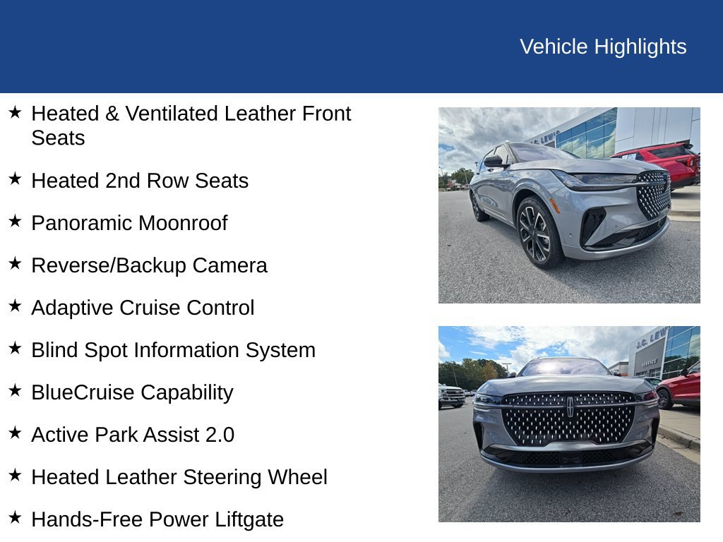 Used 2024 Lincoln Nautilus Reserve w/ Equipment Group 202A AWD/4WD image 8