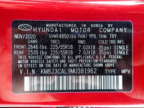 Used 2021 Hyundai Tucson SEL AWD/4WD image 20