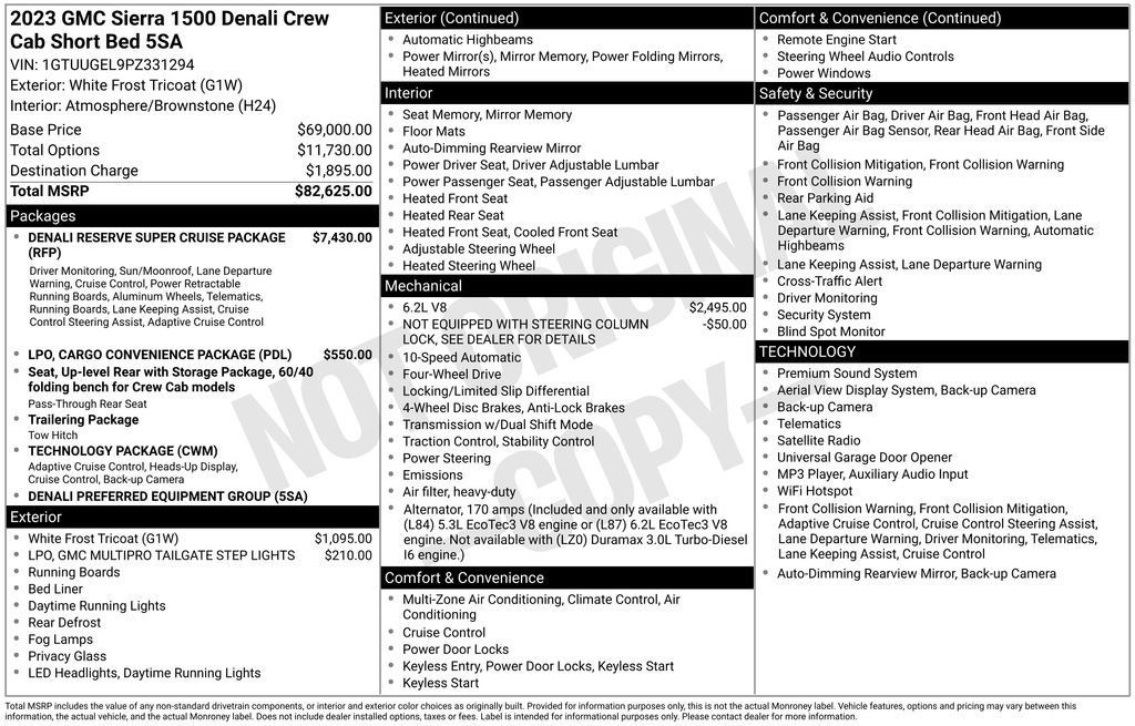 Used 2023 GMC Sierra 1500 Denali AWD/4WD image 27
