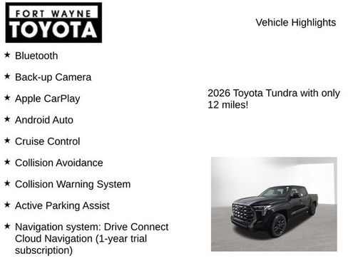 New 2026 Toyota Tundra Platinum AWD/4WD image 7