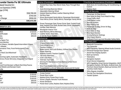 Used 2017 Hyundai Santa Fe SE image 31