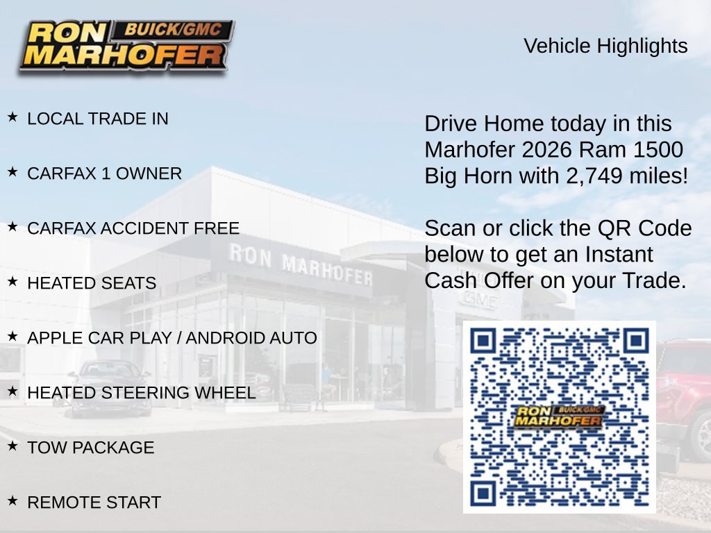 Used 2026 RAM 1500 Big Horn AWD/4WD image 15