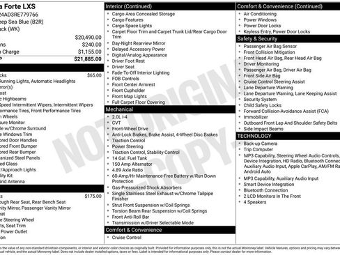 Used 2024 Kia Forte LXS FWD image 2