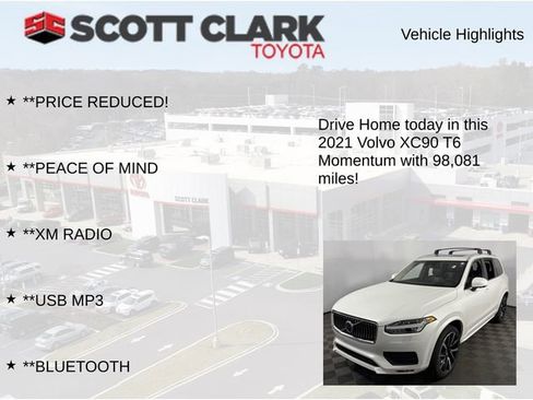 Used 2021 Volvo XC90 T6 Momentum w/ Advanced Package AWD/4WD image 8