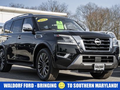 Used 2021 Nissan Armada Platinum w/ Captain's Chairs Package