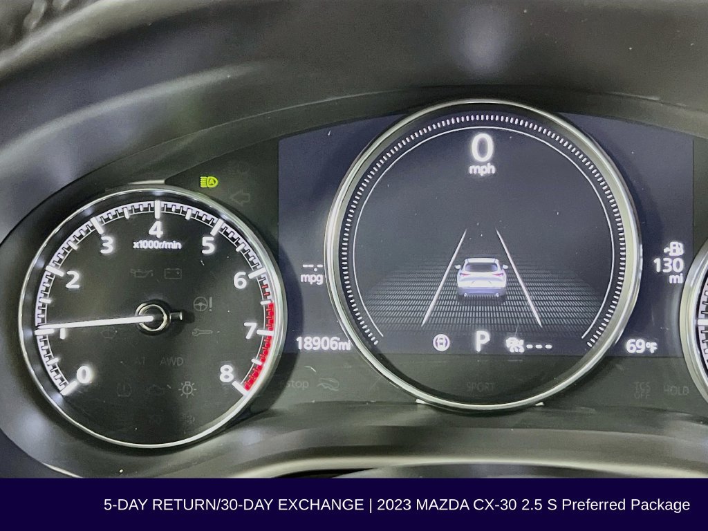 Used 2023 MAZDA CX-30 AWD 2.5 S w/ Preferred Package image 16