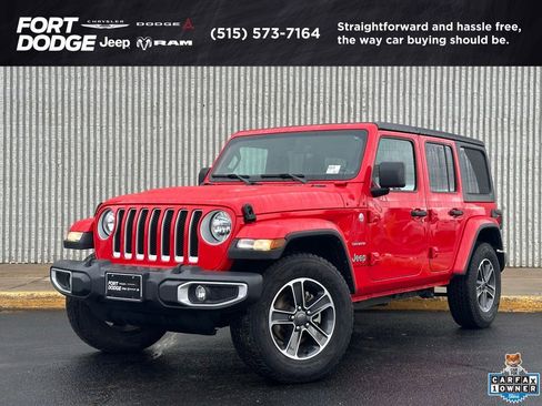 Used 2023 Jeep Wrangler Unlimited Sahara AWD/4WD image 1