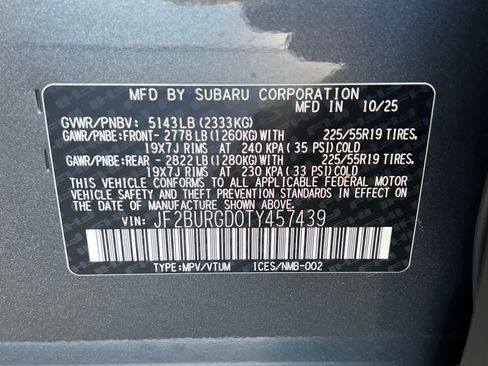 Used 2026 Subaru Outback Limited XT w/ Premium/Limited Package 2 image 30