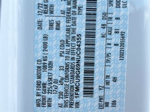 Used 2022 Ford Escape SE image 36