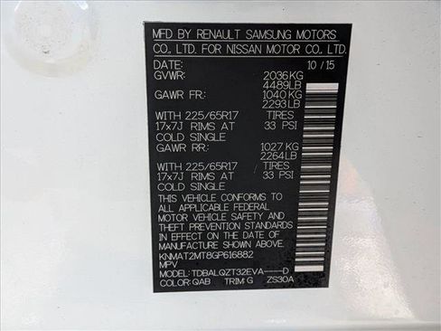 Used 2016 Nissan Rogue SV FWD image 24