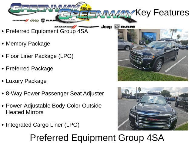 Used 2023 GMC Acadia SLT w/ Preferred Package FWD image 3