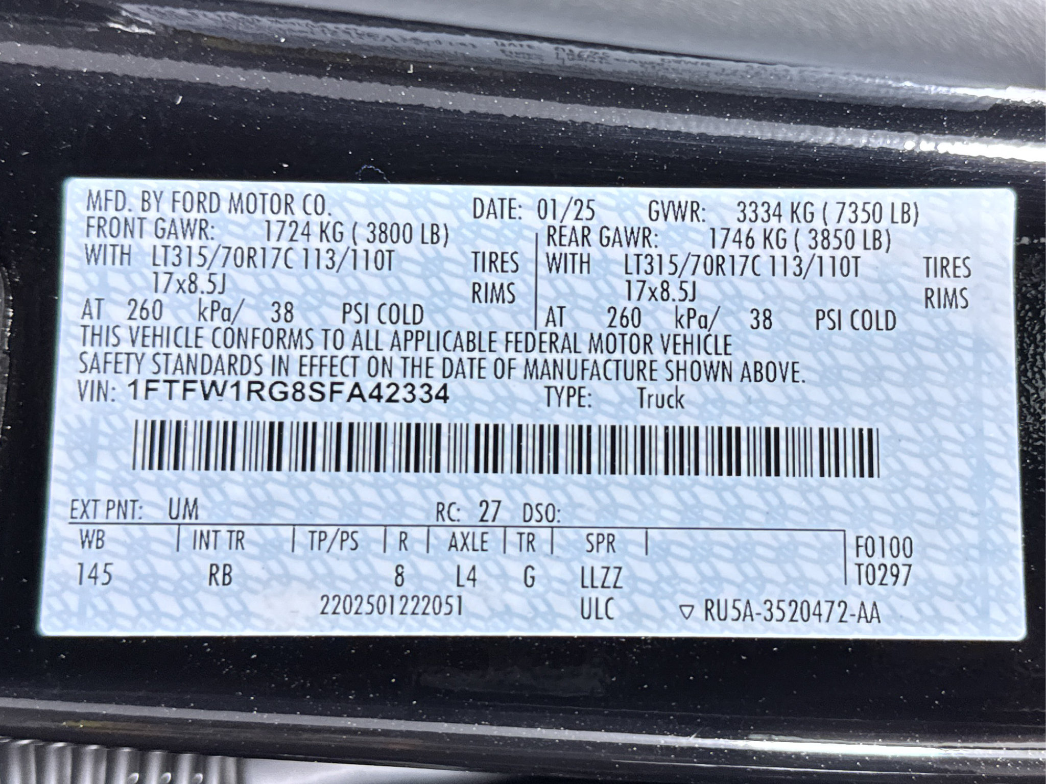Certified 2025 Ford F150 Raptor AWD/4WD image 38