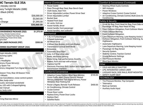 Certified 2024 GMC Terrain SLE w/ Driver Convenience Package AWD/4WD image 13