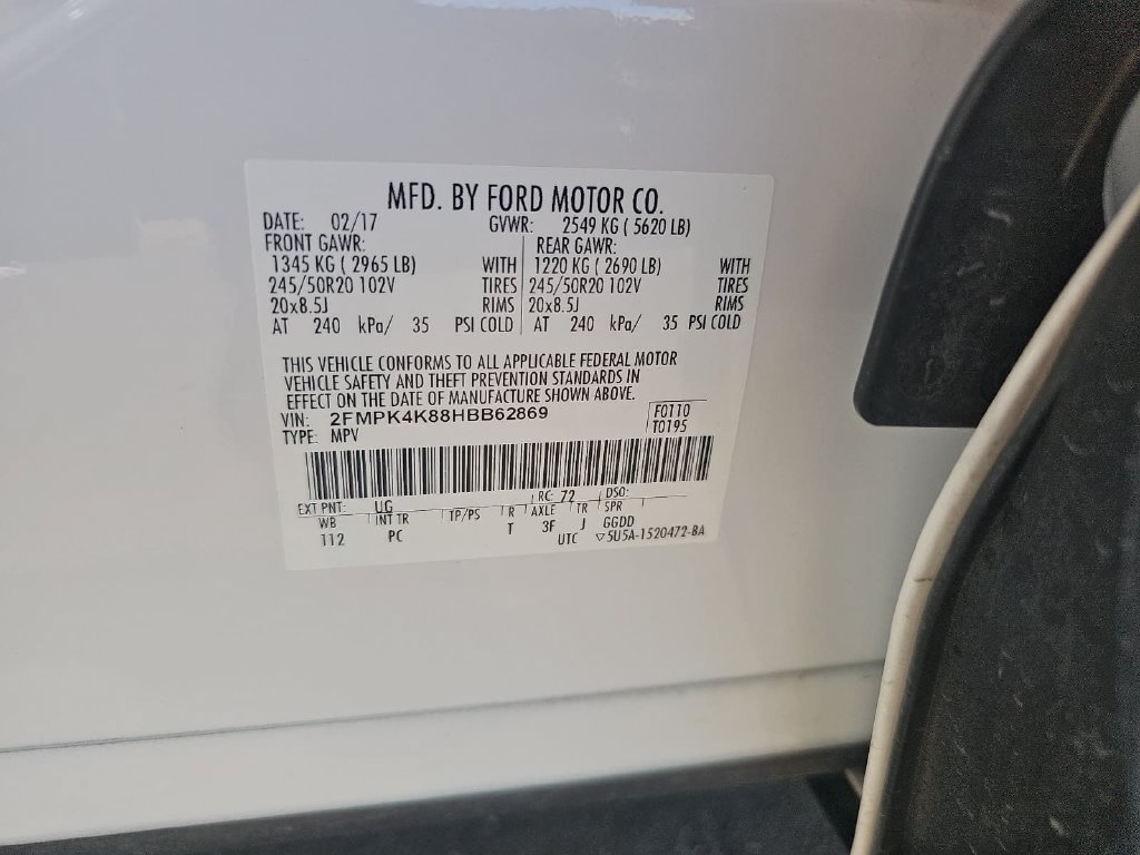 Used 2017 Ford Edge Titanium AWD/4WD image 43