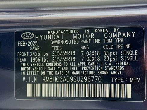 Certified 2025 Hyundai Kona SEL image 34