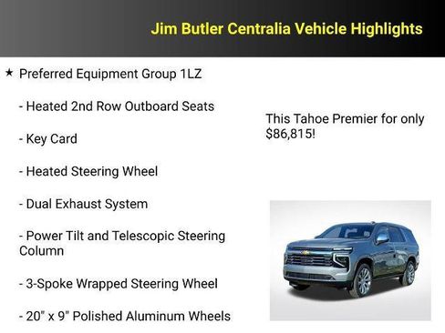 New 2026 Chevrolet Tahoe Premier AWD/4WD image 21