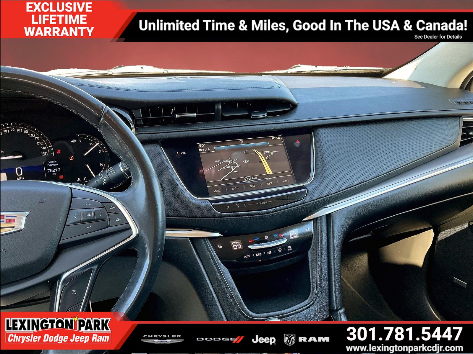 Used 2018 Cadillac XT5 Luxury w/ LPO, Black Ice Package AWD/4WD image 9