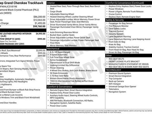 Used 2018 Jeep Grand Cherokee Trackhawk image 36