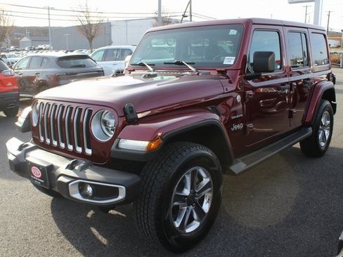 Used 2021 Jeep Wrangler Unlimited Sahara w/ LED Lighting Group image 2