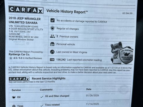 Used 2018 Jeep Wrangler Unlimited Sahara image 34